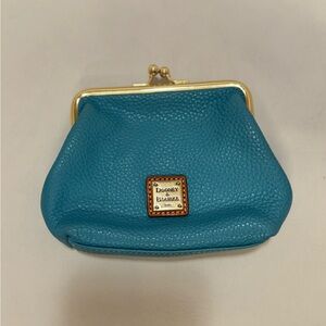 Dooney & Bourke Teal Coin Purse
